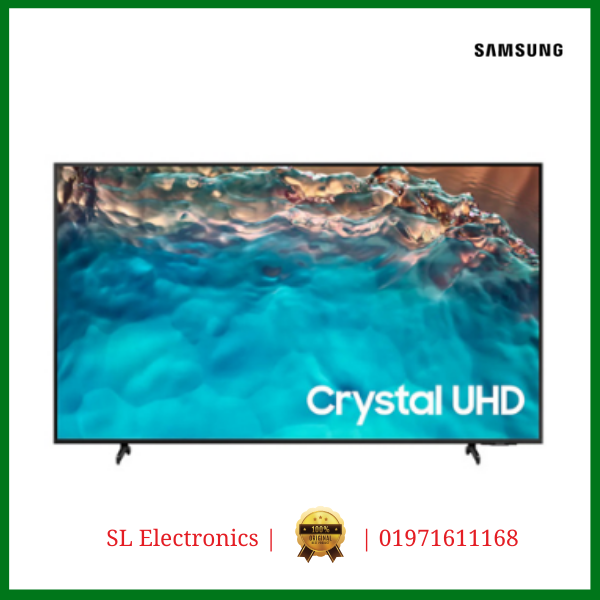 SAMSUNG BU8100 75 INCH 4k CRYSTAL UHD TELEVISION