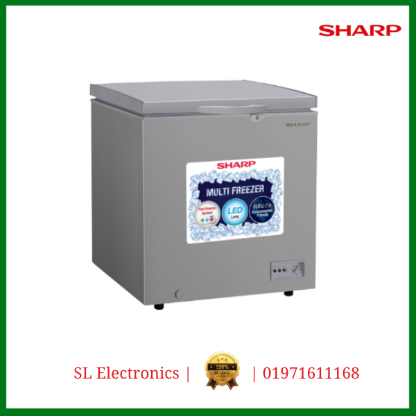 Sharp Freezer SJC-178-GY | 160 Liters - Grey