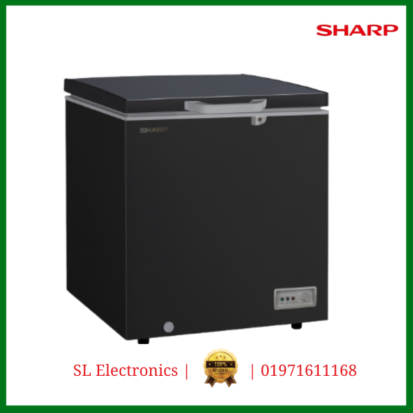 Sharp Freezer SJC-188-BK | 160 Liters - Black