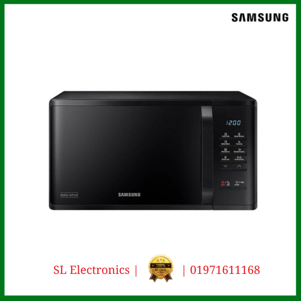 Samsung Solo Microwave Oven with Ceramic Enamel Cavity 23L || MS23K3513AK/D2