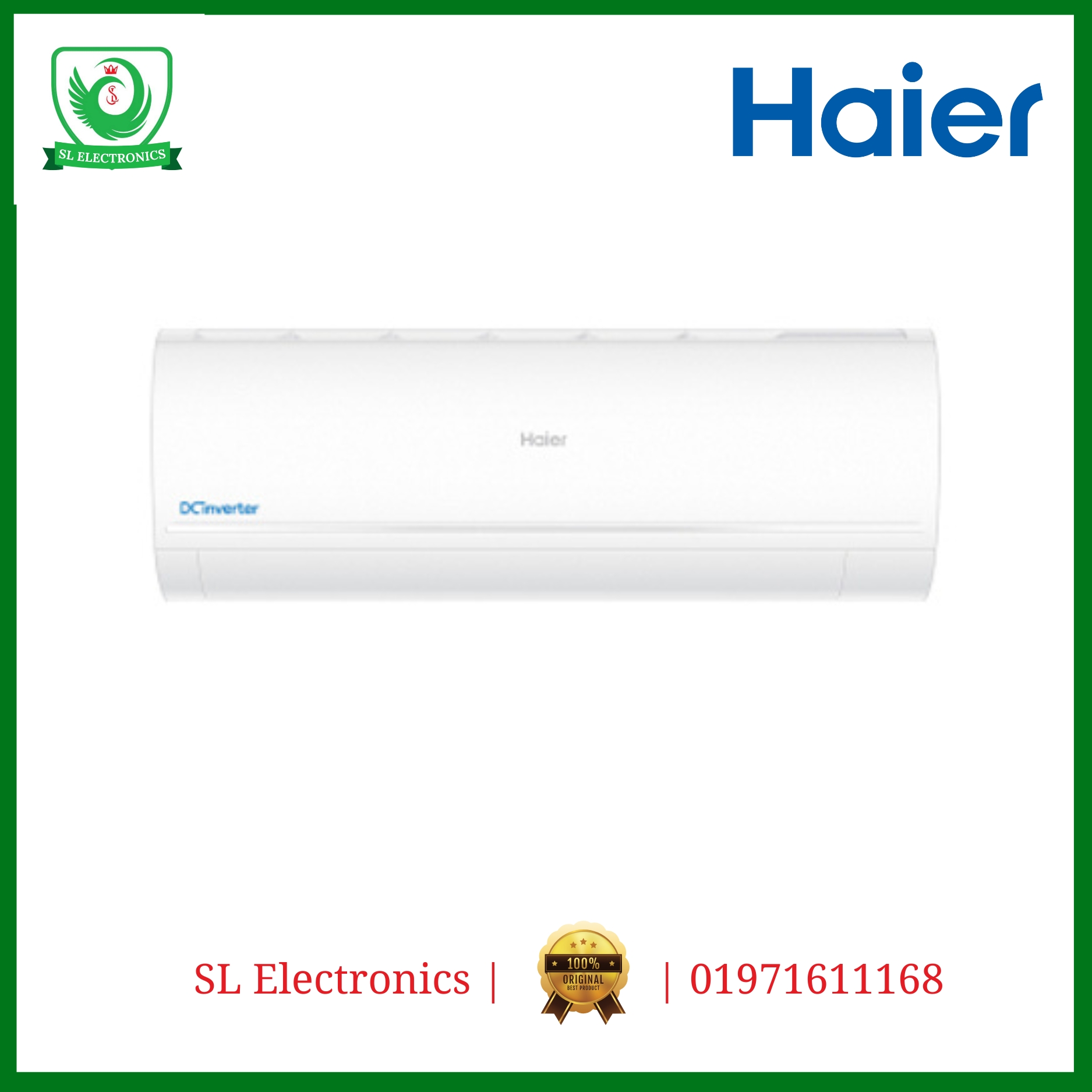 haier 1.5 ton uvcool AC (HSU-18 UVCOOL )