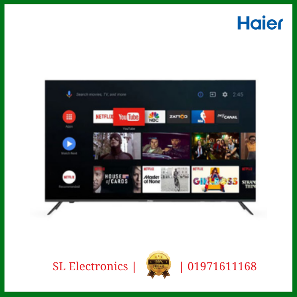 Haier H43K66UG 43 Inch 4K Google Android Bezel Less Smart LED Television