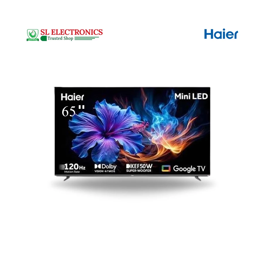 Haier 65 Inch 4K Mini LED Google TV (H65M80FUX)