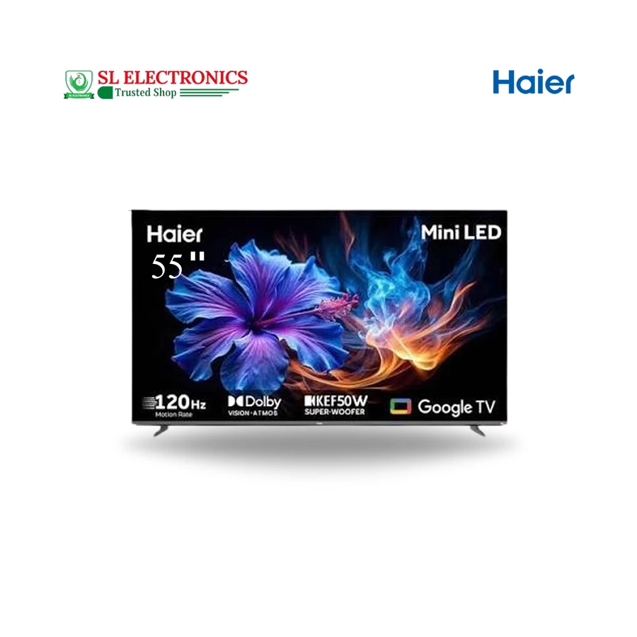 Haier 55 Inch 4K Mini LED  Google TV (H55M80FUX)