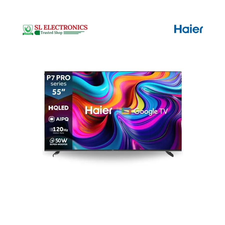 Haier 55 Inch P7 Pro HQLED 4K Google TV (55P7 PRO)