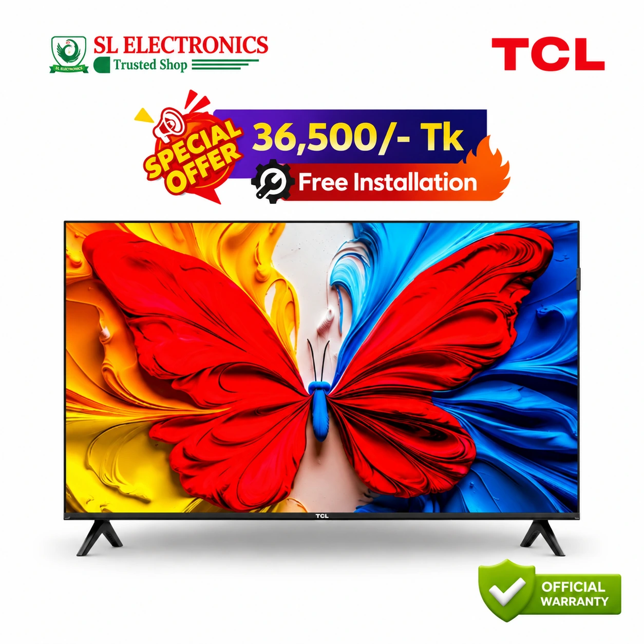 TCL 43 Inch QLED FHD Google TV (43S5K)