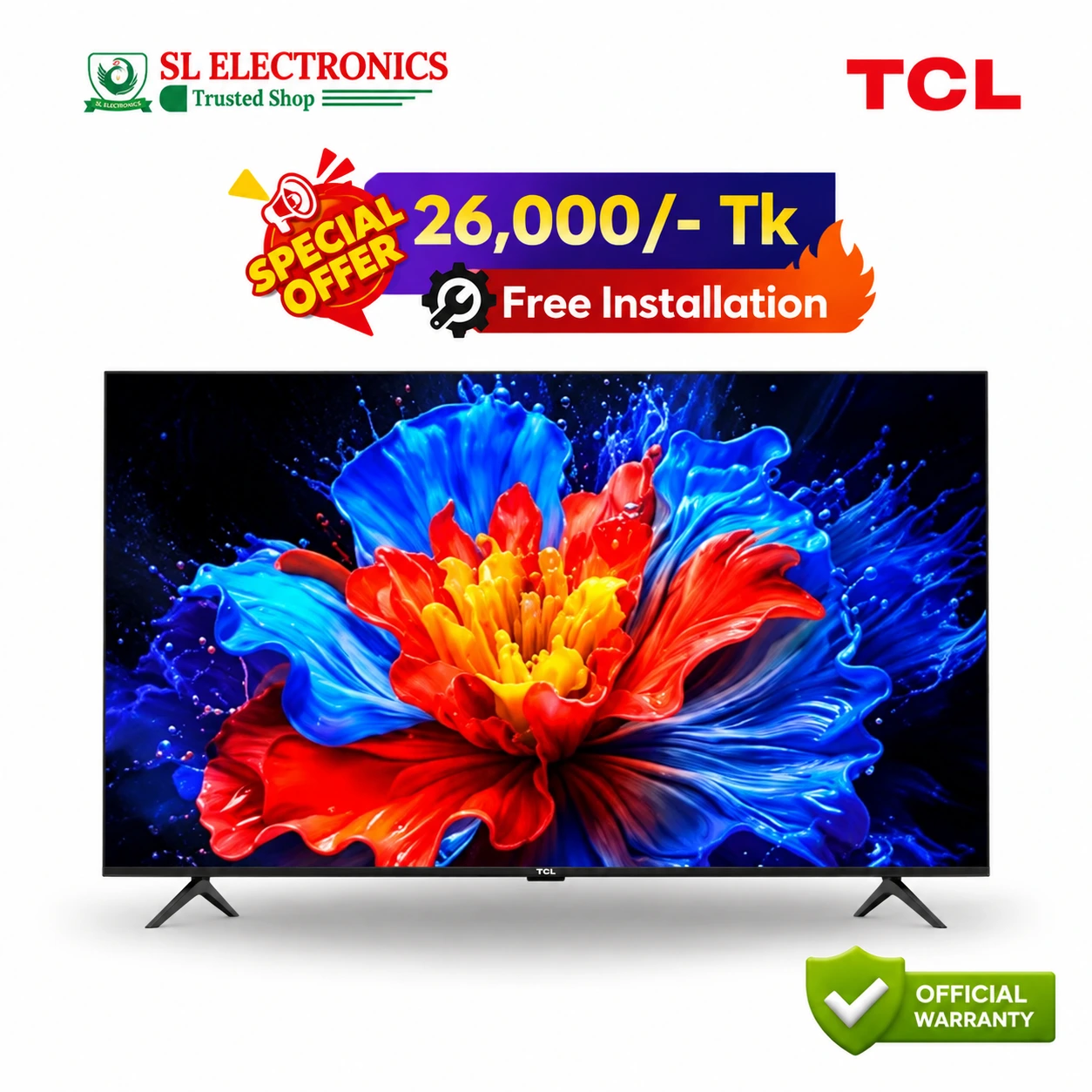 TCL 32 Inch FHD  Google TV (32S5K)