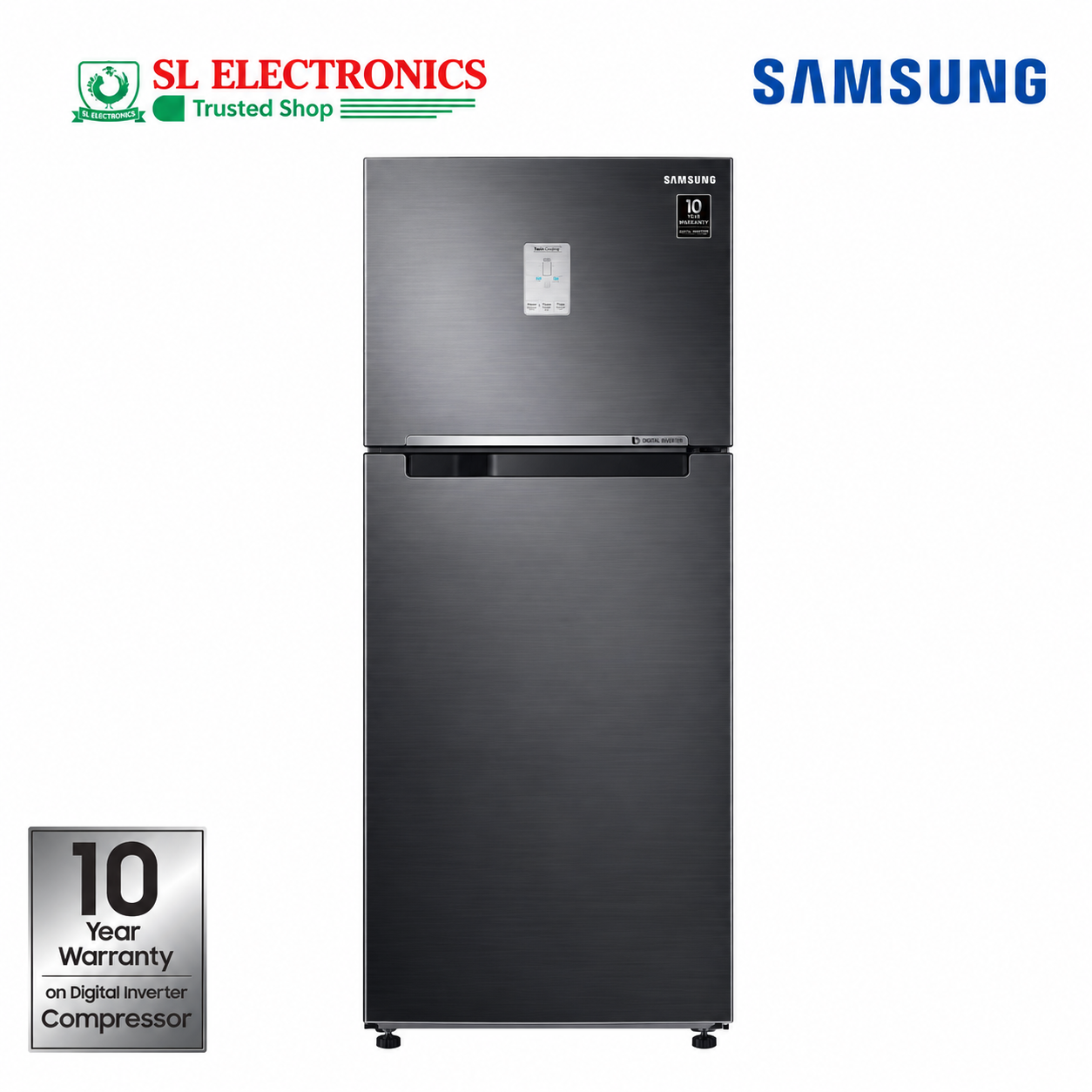Samsung 465 Liters Twin Cooling Top Mount Refrigerator (RT47K6231BS/D3)