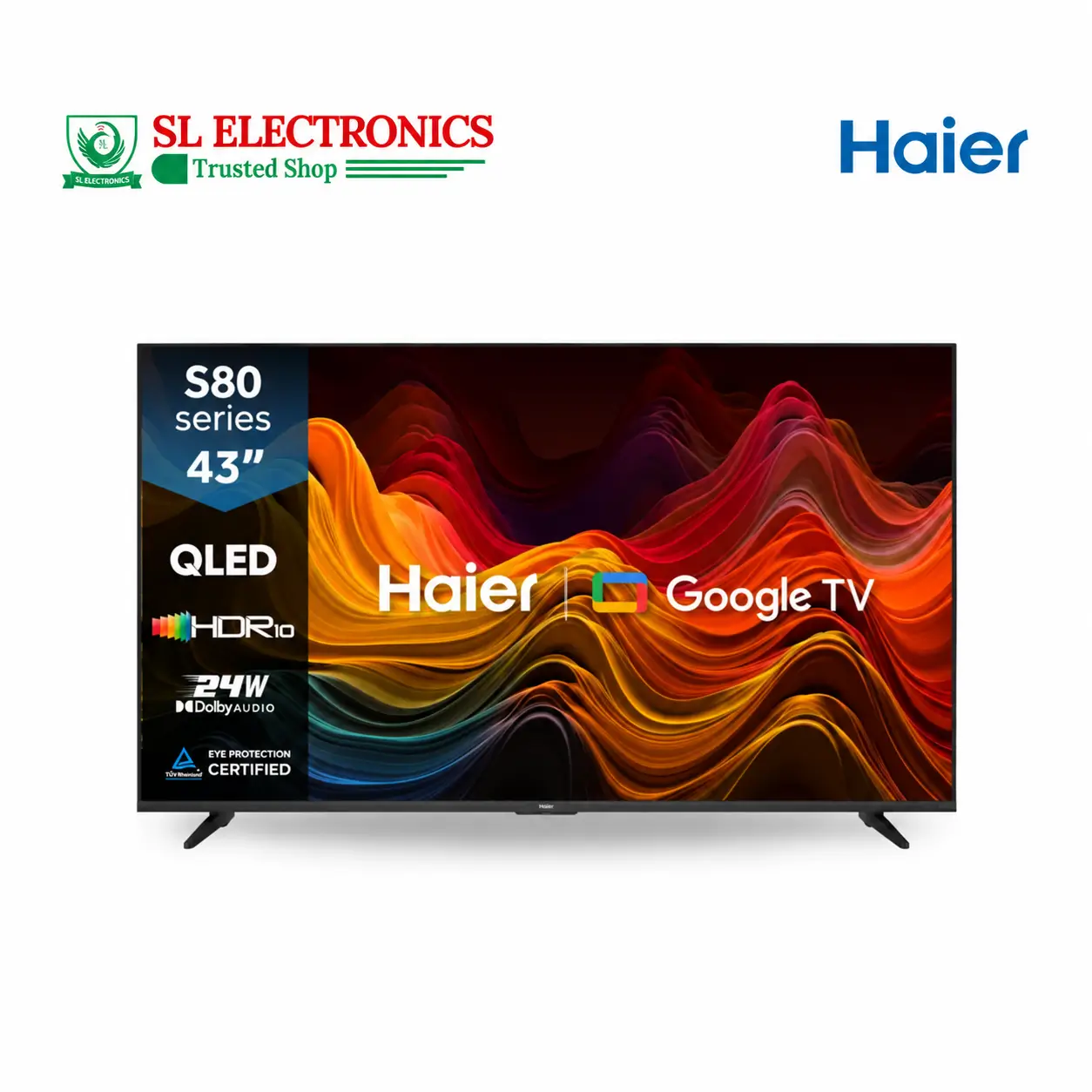 Haier 43 Inch QLED FHD Google TV (H43S80GFX)